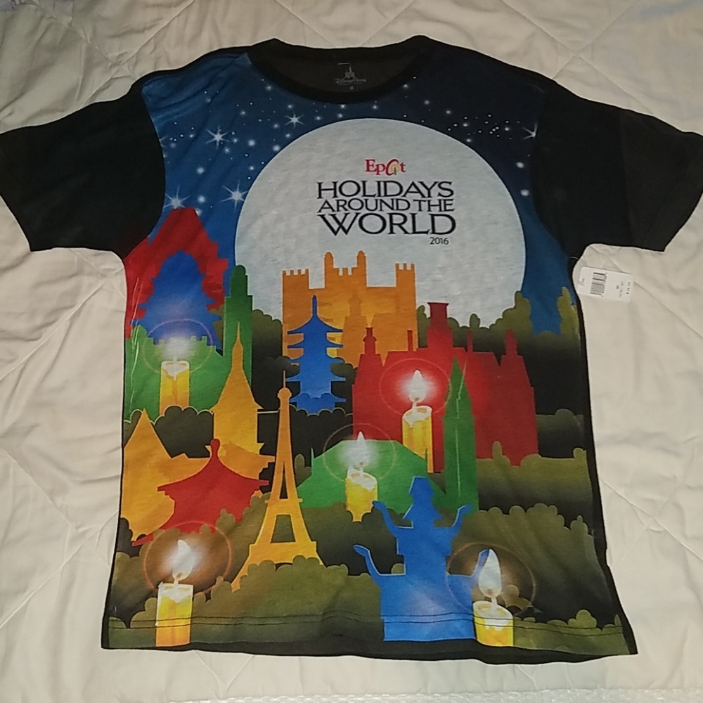 Disney 2016 Epcot Holidays Around The World shirt